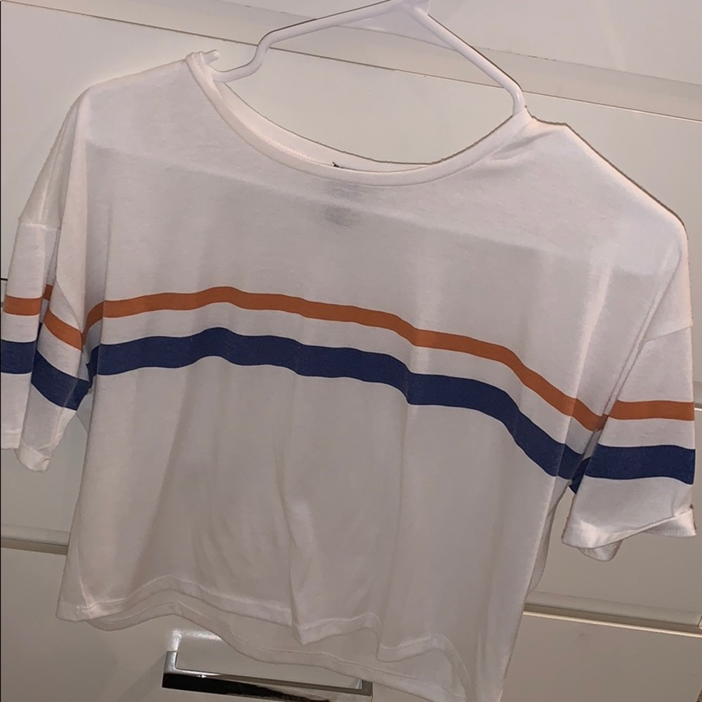 forever 21 cropped tee